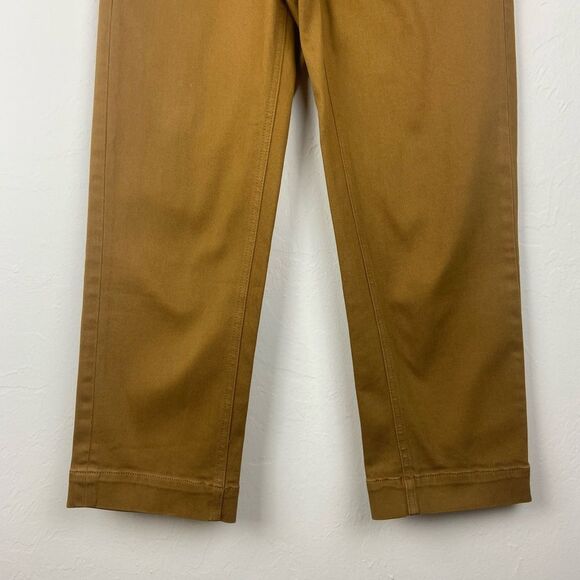 Everlane ‘The Straight Leg’ Crop Pant - Golden Brown - Picture 5 of 8